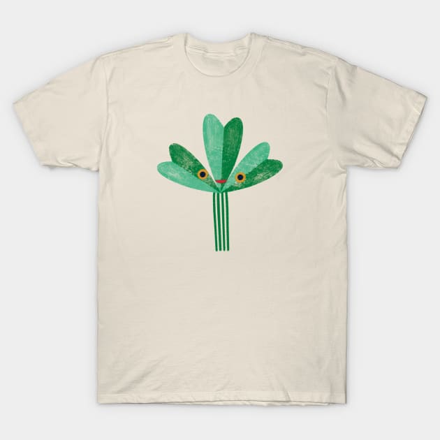 Happy St. Paddy Shamrock T-Shirt by Kath Waxman Illustration